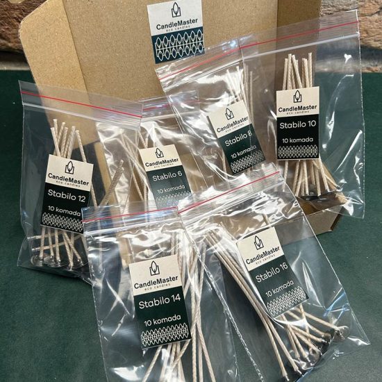 Fitilj za svijeće Stabilo 6×10